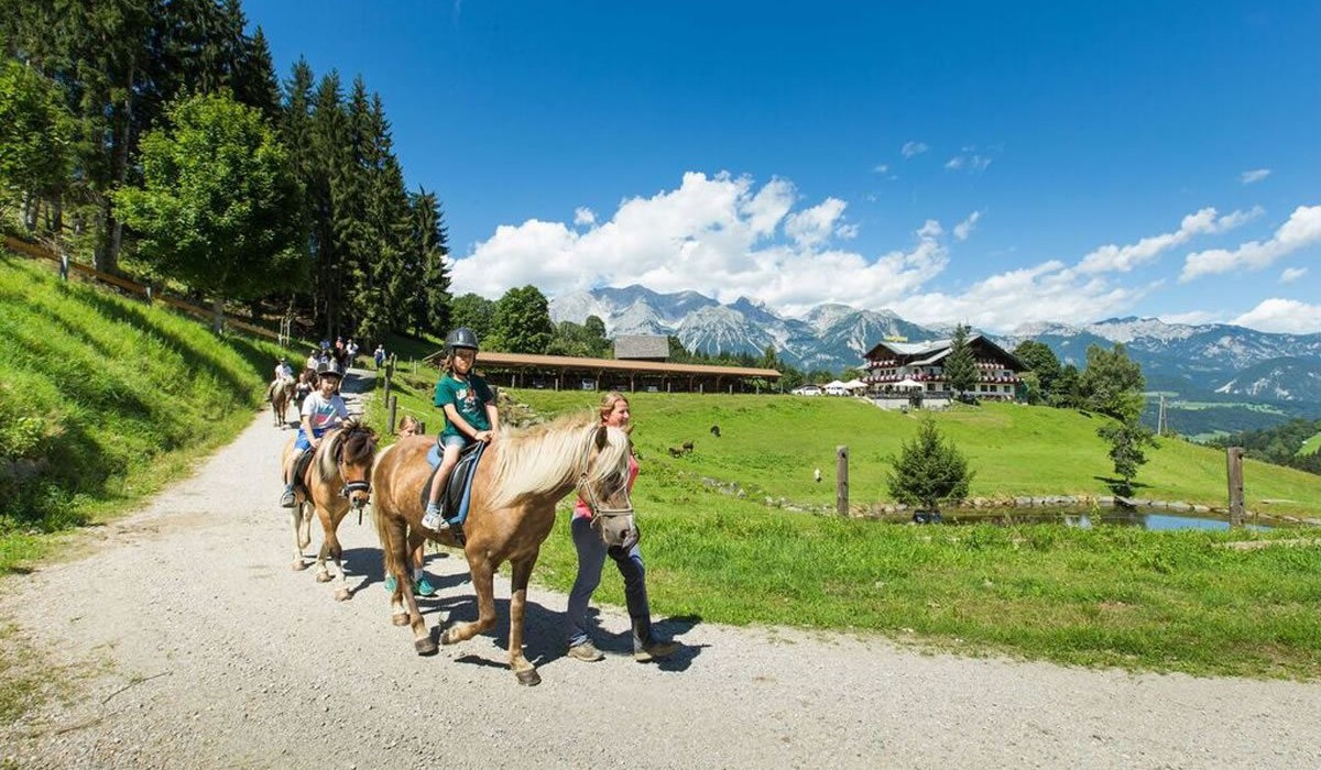 Reiten beim Familienurlaub in Ramsau am Dachstein